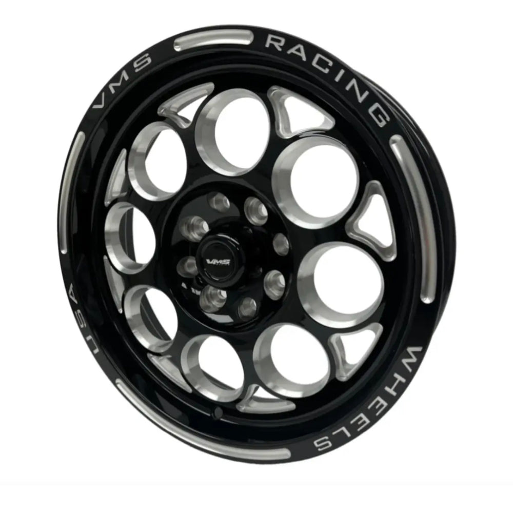 Drag Rims Vms VMS Racing Drag Wheel Black Modulo 15x3.5 | 4X108 & 4x114.3 |-13 ET ...