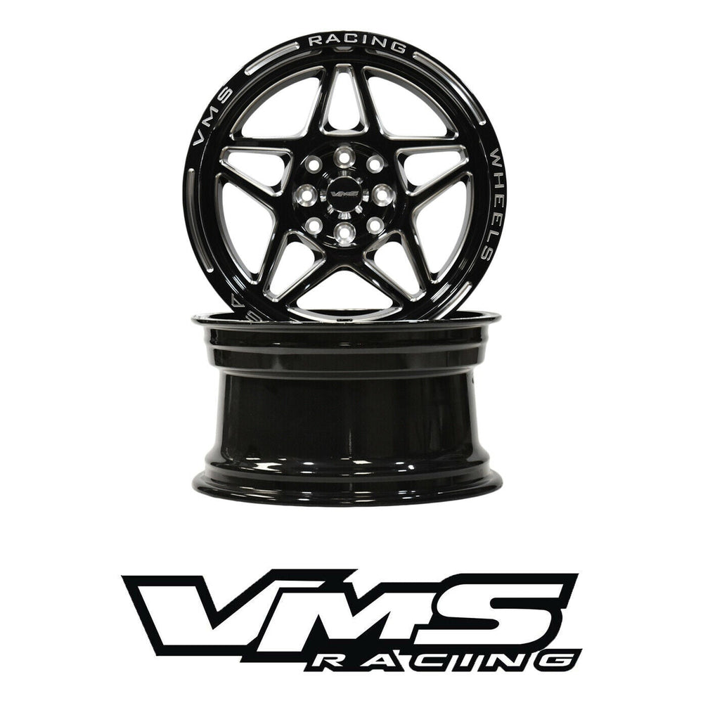 
                      
                        VMS Racing Delta Drag Pack Wheels Rims Set 15x3.5 +10 & 15x8 +20 5x100 5x114.3
                      
                    