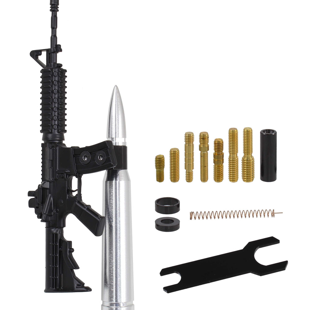 
                      
                        Anti-Theft AR15 & 50 Caliber Bullet Stubby Antenna AM FM For 90-22 Chevy GMC
                      
                    