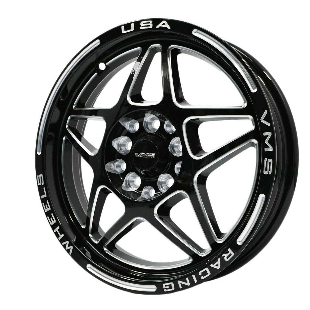 Drag Rims Vms VMS Racing Delta Front Or Rear Drag Wheel Rim Set Of 2 15x3.5 4X100 ...