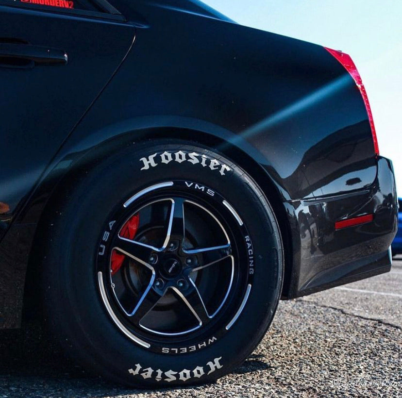 VMS Racing Black Milling Finish Wheel V Star 5 Spoke 17X10 5X120 | 5x4.75 | 7.23” BS | 44 ET 73.1 CB