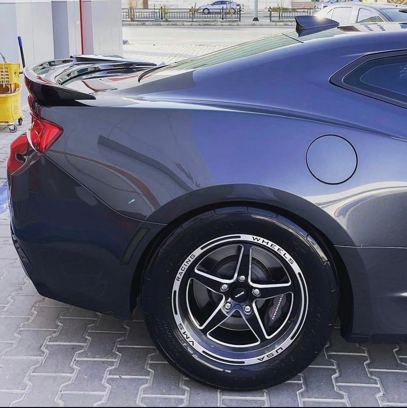 VMS Racing Black Polished Lip Milling Finish Wheel V Star 5 Spoke 17X10 5X120 44 ET 73.1 CB