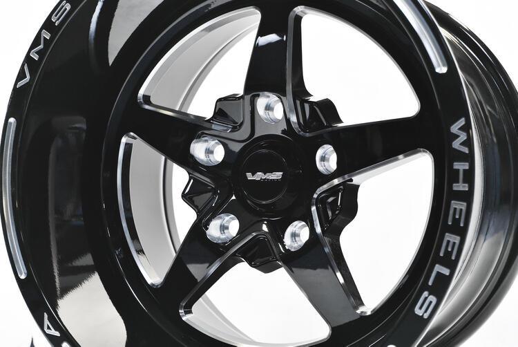 
                      
                        VMS Racing Street Drag Pack V Star 5 Spoke Wheels Rims 15X10 & 15x3.5 5X114.3 (5X4.5") -25 ET (4.5" BS)
                      
                    
