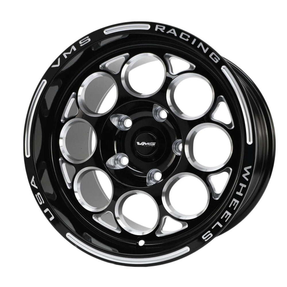 
                      
                        VMS Racing Drag Pack Modulo Black Milled Wheels Rim 15X10 & 15x3.5 5X114.3 (5X4.5") +50 ET (7.5" BS)
                      
                    