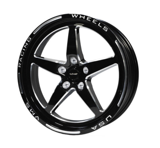 
                      
                        VMS STREET DRAG RACE V-STAR 5 SPOKE FRONT WHEEL | 18X5 | 5X120.7 | 5x4.75 | -25 ET | 2” Backspacing |
                      
                    
