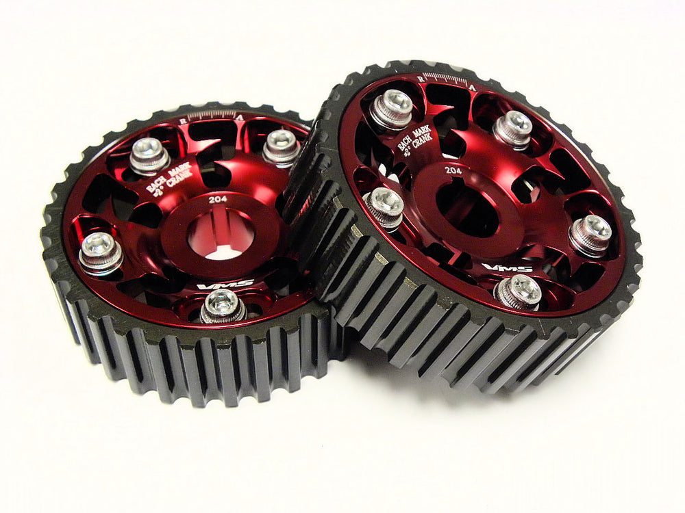 VMS Racing Performance Cam Shaft Gear Pulley For Honda Acura B16A B18C Engine - Set Of 2