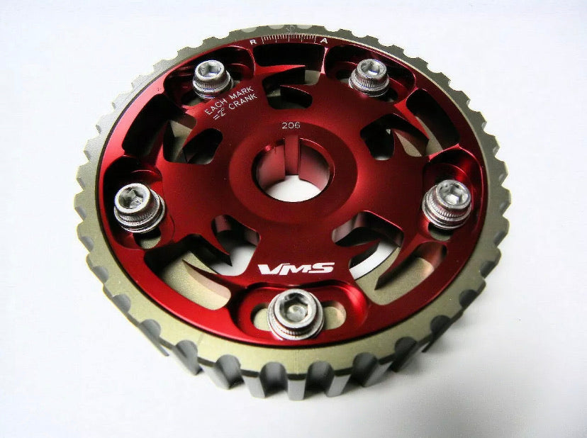VMS Racing Fang Adjustable Cam Gear Fits 88-00 Honda Civic CRX D15 D16 SOHC