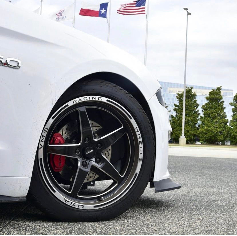 
                      
                        VMS Racing Polished Lip V star  Front Drag Racing Wheel For Ford 05 19 Mustang 18x5 (-12ET) 5x114.3 5x4.5 Set of 2
                      
                    