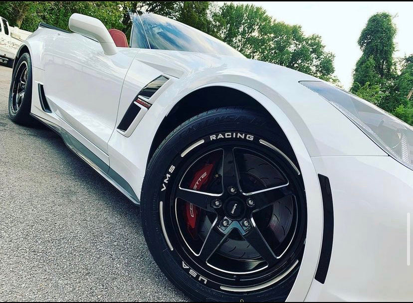 VMS STREET DRAG RACE V-STAR 5 SPOKE FRONT WHEEL | 18X5 | 5X120.7 | 5x4.75 | -25 ET | 2” Backspacing |