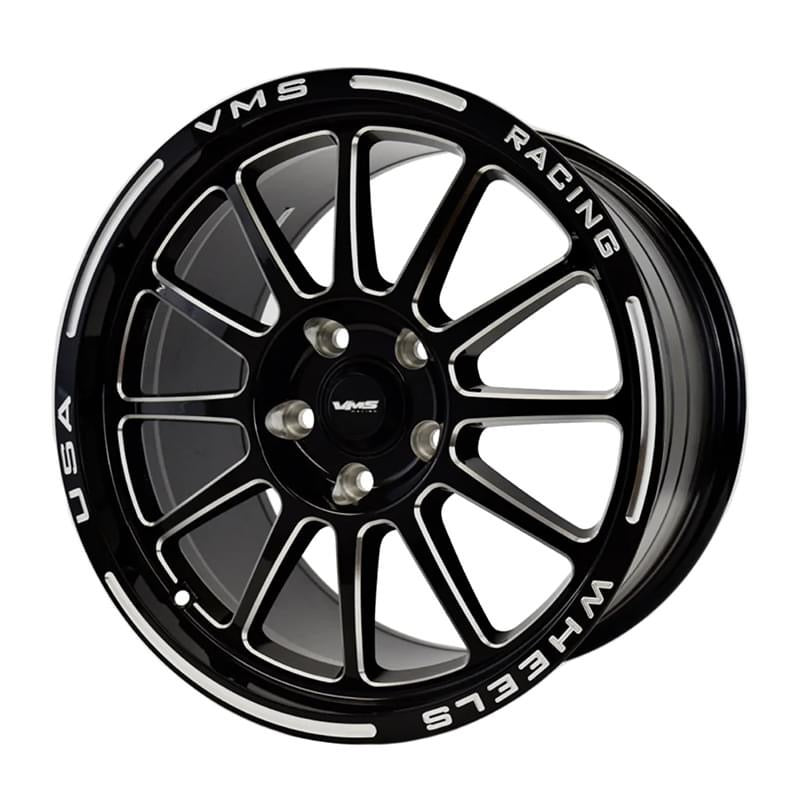 STREET DRAG RACE BLACK HAWK REAR WHEEL 17X10 5X114.3 54 OFFSET FOR 2005-2020 S197 & S550 FORD MUSTANG