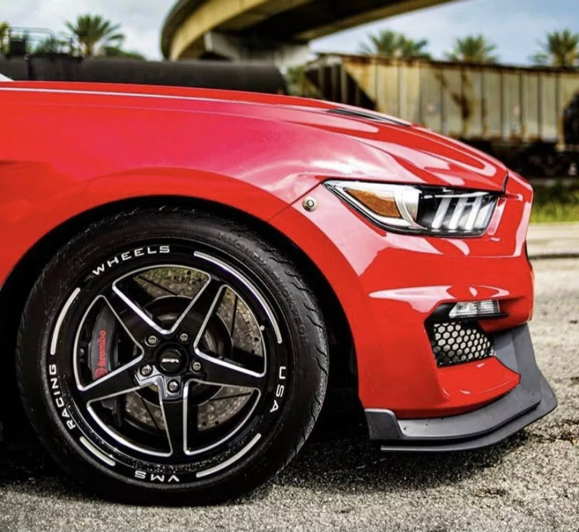 2x VMS Racing Front Drag Racing Wheel For Ford 05 19 Mustang 18x5 (-12ET) 5x114.3
