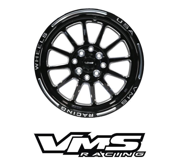 
                      
                        VMS Racing Rear Or Front Black Hawk Drag Wheel 15X8 4X100/114.3 +20 - x2
                      
                    