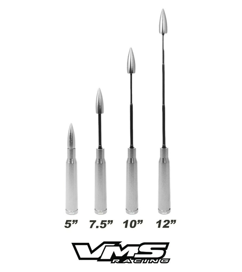 
                      
                        Anti-Theft Retractable 50 Caliber Bullet Stubby Antenna Fits All GMC Chevy Sierra HD
                      
                    