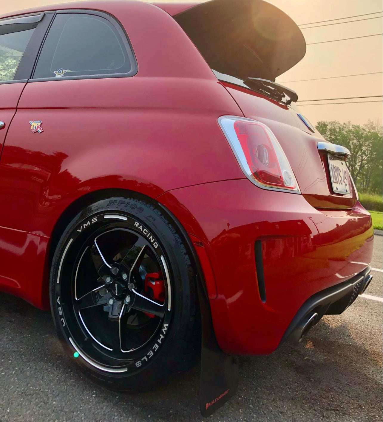 VMS Wheels V Star Black Milling Finish 17X8 | 4X114.3 | 4x100 | 5.88” BS | +35 ET | 73.1 CB