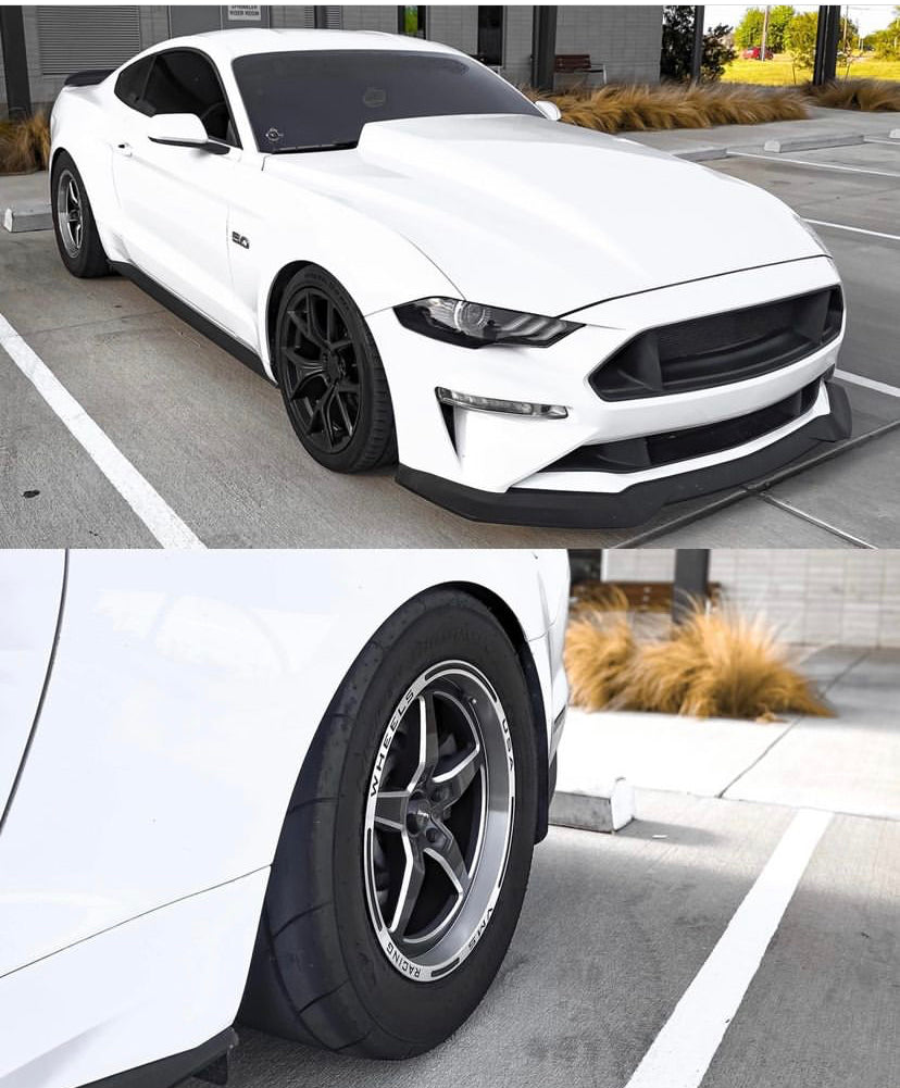STREET DRAG RACE V-STAR POLISHED LIP REAR WHEEL 17X10 5X114.3 54 OFFSET FOR 2005-2020 S197 & S550 FORD MUSTANG