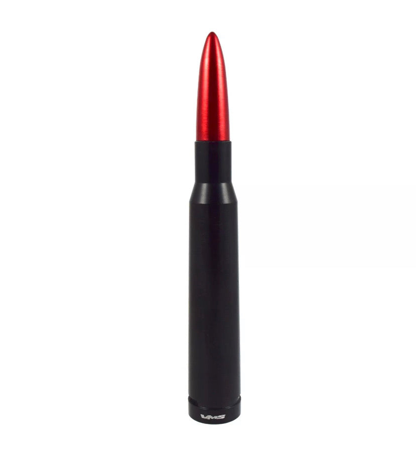 Anti-Theft .50 Caliber Bullet Stubby Short Antenna Fits Ford F150 F250 Ranger Raptor King Ranch Lariat Platinum