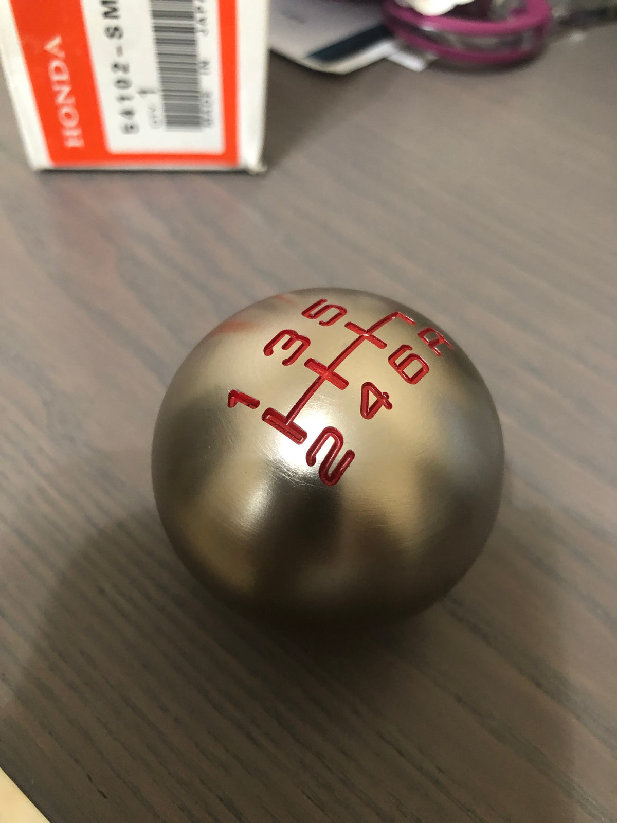 Type R Shifter Knob New OEM 6 speed Honda Type R shift knob fits hondas and acura – Ronan RDZ